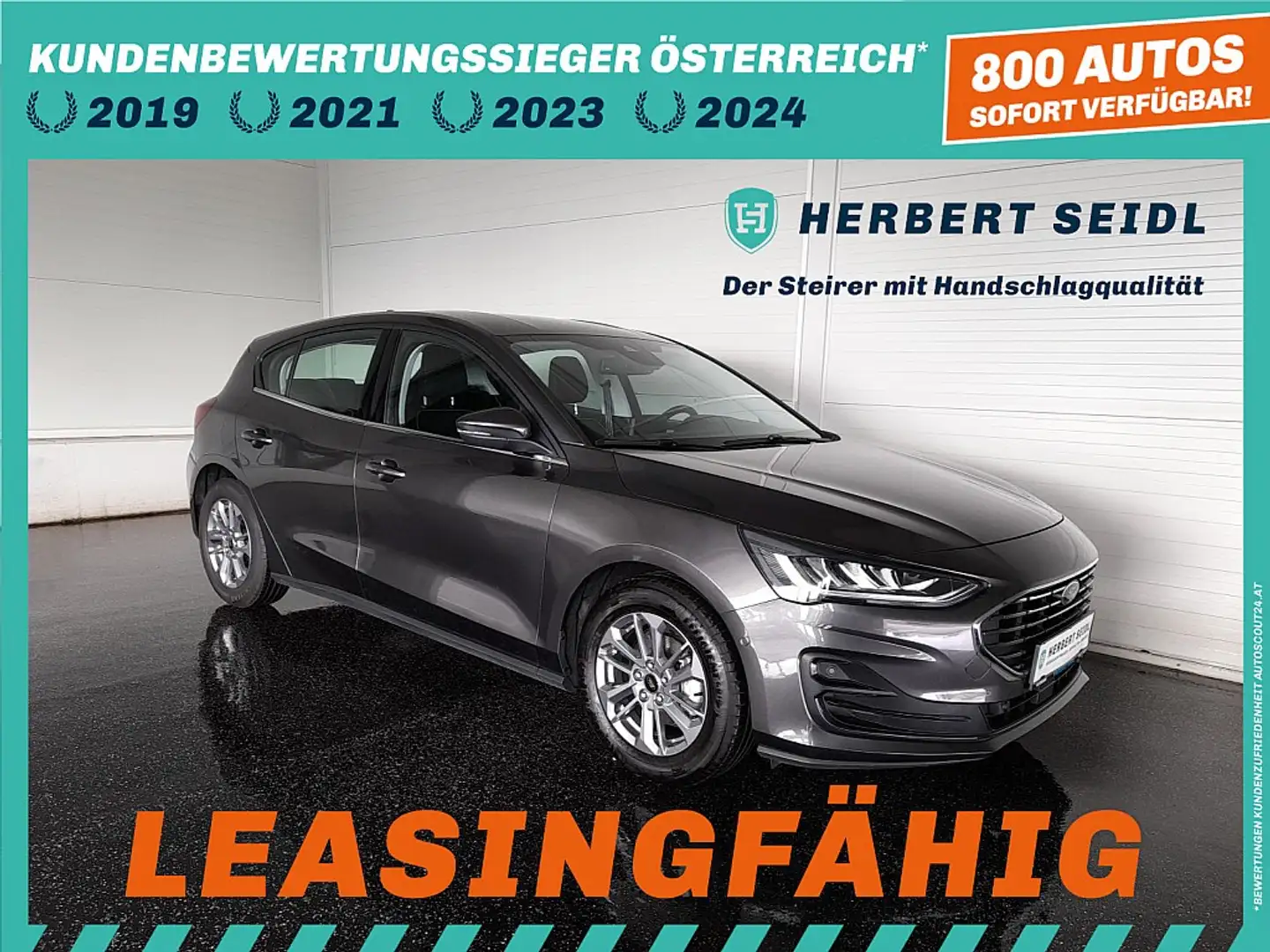 Ford Focus Titanium Style 1,0 EcoBoost *VOLL LED / NAVI / ... Gris - 1