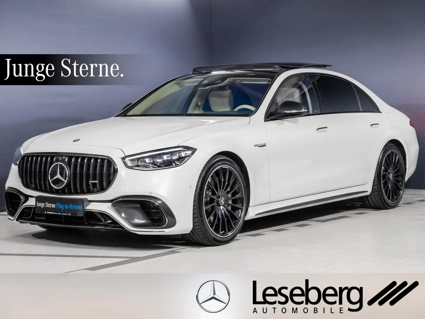 Mercedes-Benz S 63 AMG S 63 E Performance L DIG.LIGHT/Pano/Distro./360° Blanc - 1