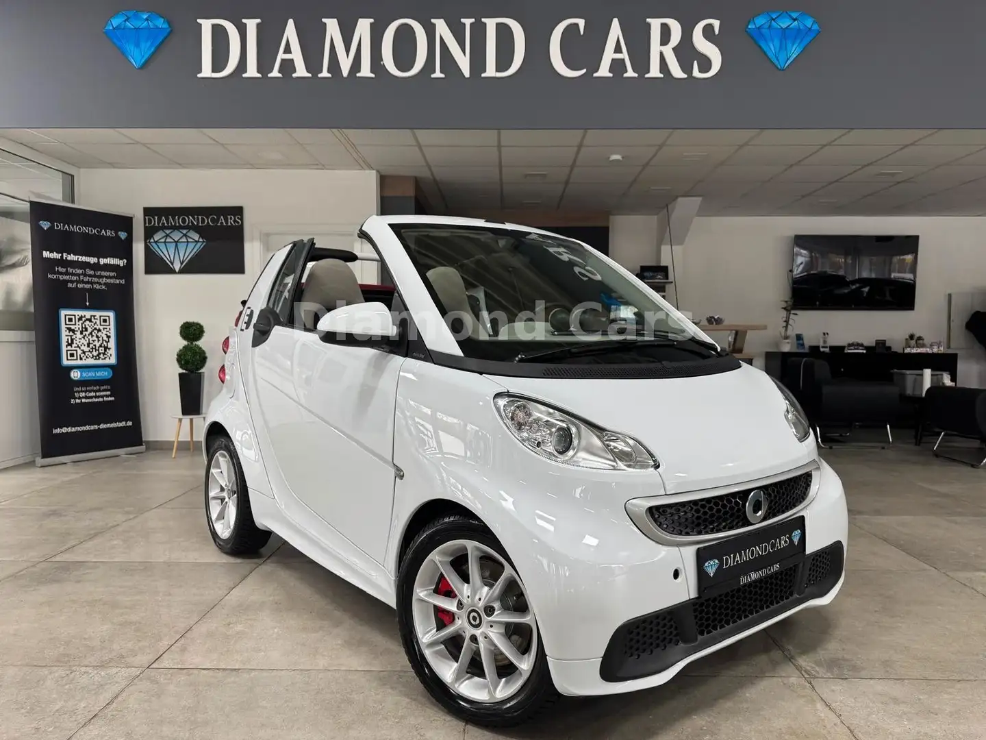 smart forTwo electric drive * CABRIO * SCHECKHEFT * Blanc - 1