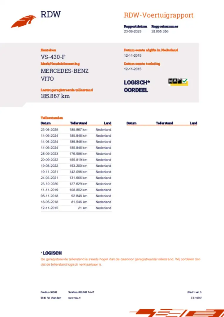 Mercedes-Benz Vito 109 CDI|Lang|airco|navi Wit - 2