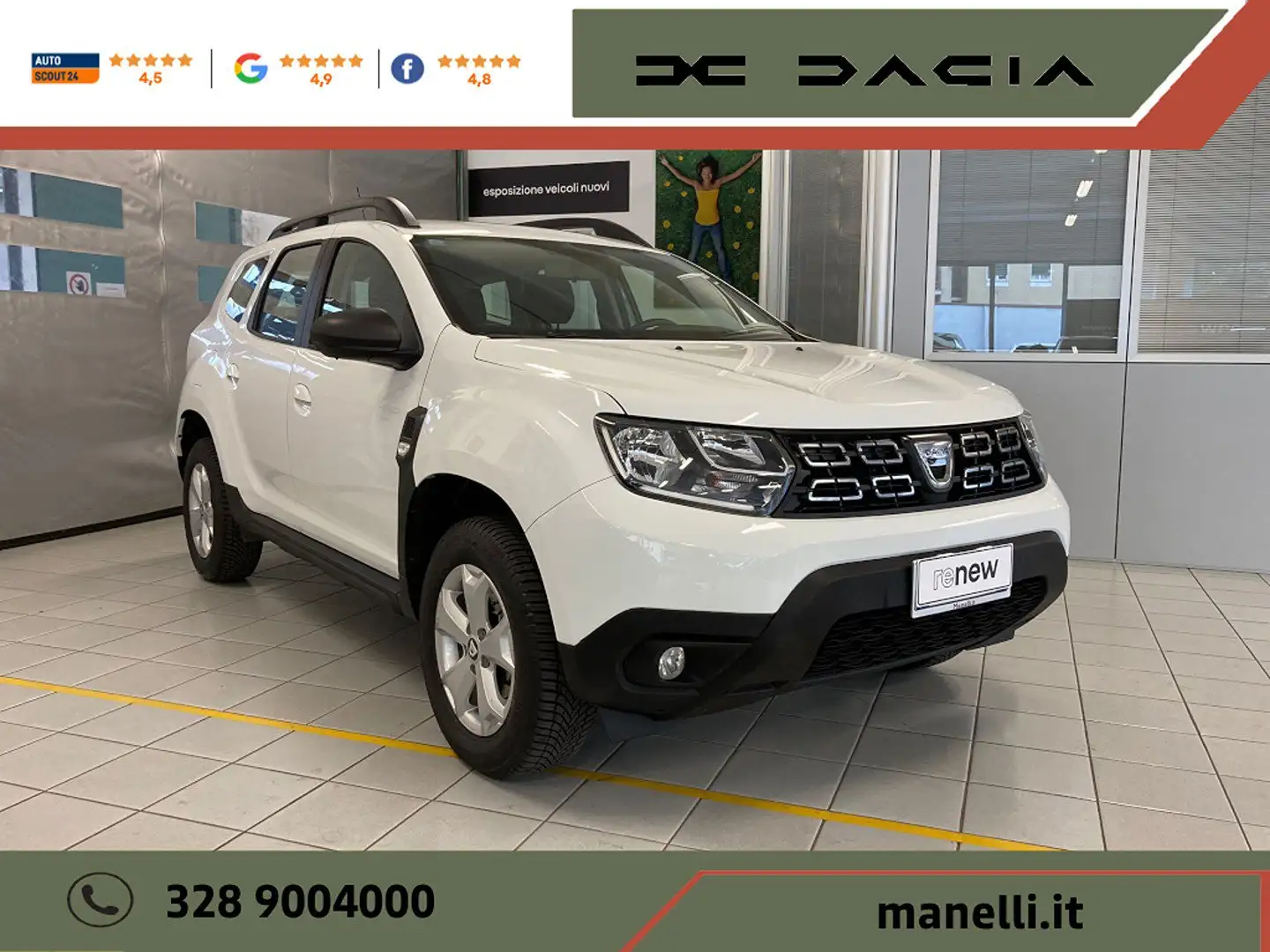 Dacia Duster Comfort 1.0 TCe 100 CV ECO-G 4x2 rif.GA518 Blanco - 1