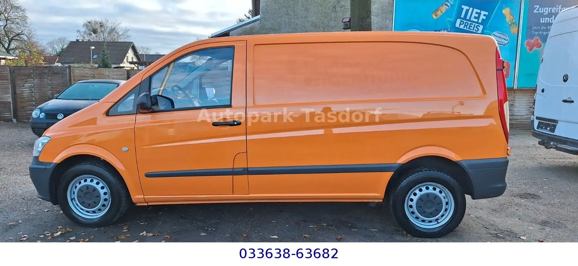 Mercedes-Benz Vito Kasten 110 CDI kompakt/Leder/2 Hand/ Oranje - 2