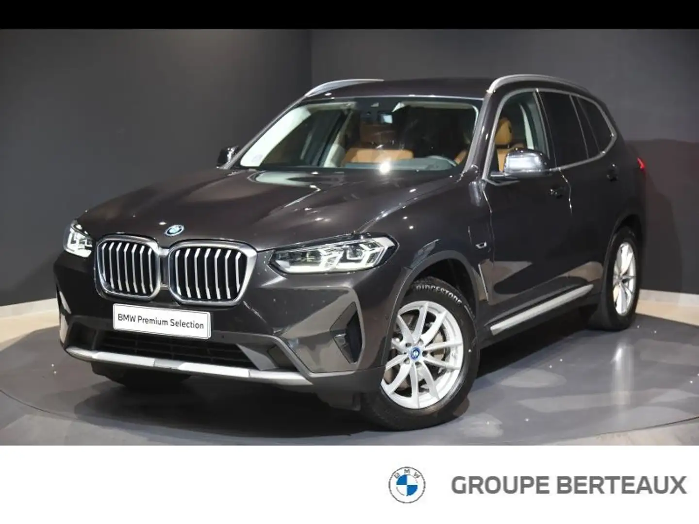BMW X3 xDrive30e 292ch Business Design Gris - 1