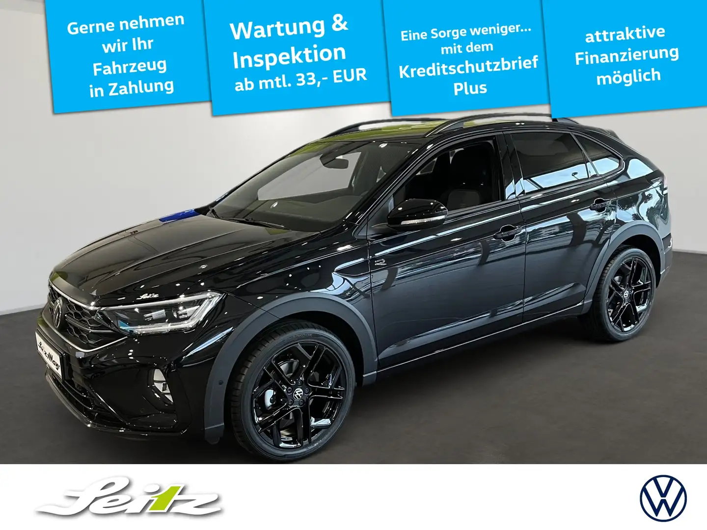 Volkswagen Taigo 1.5 TSI R-Line *MATRIX*KAMERA*NAVI* Schwarz - 1