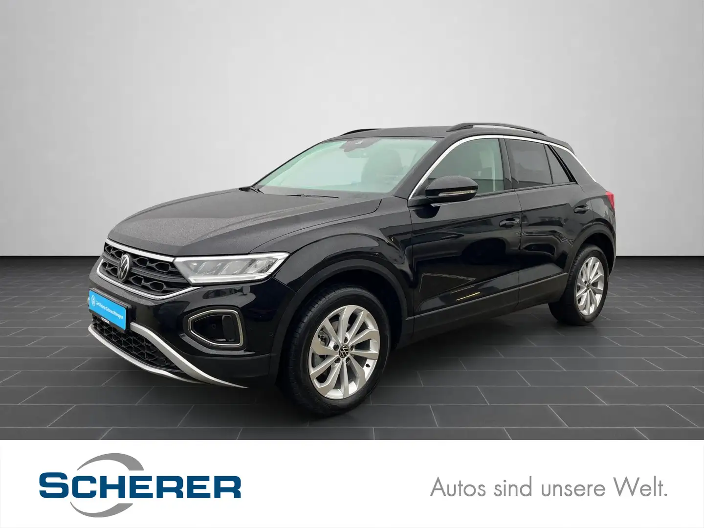 Volkswagen T-Roc 1,5 TSI DSG RFK/LED/SItzehizung vo./u.v.m. Schwarz - 1