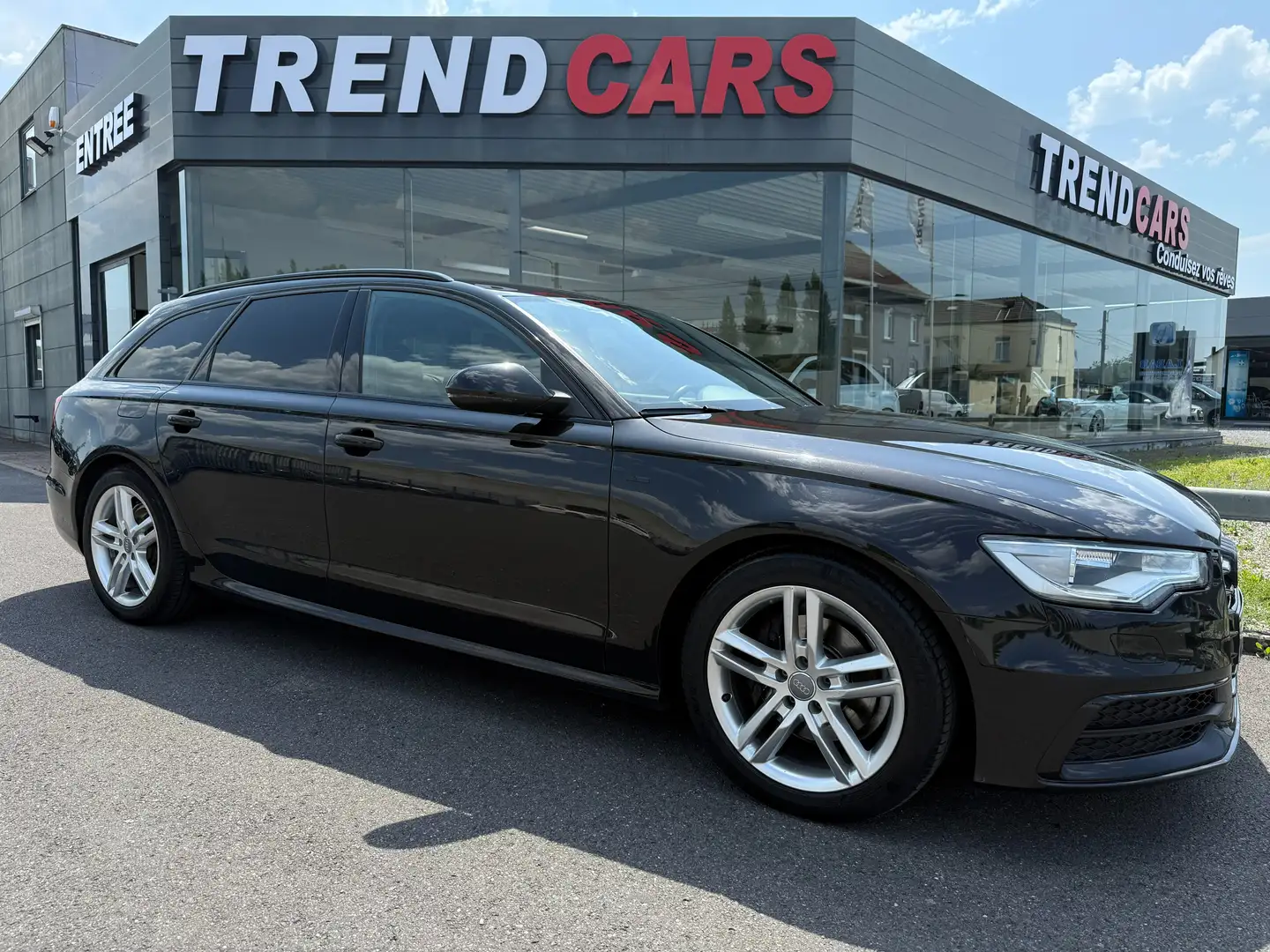 Audi A6 BREAK 2.0TDi 3X-S LINE SHADOW CUIR XENON GAR.1AN Zwart - 2