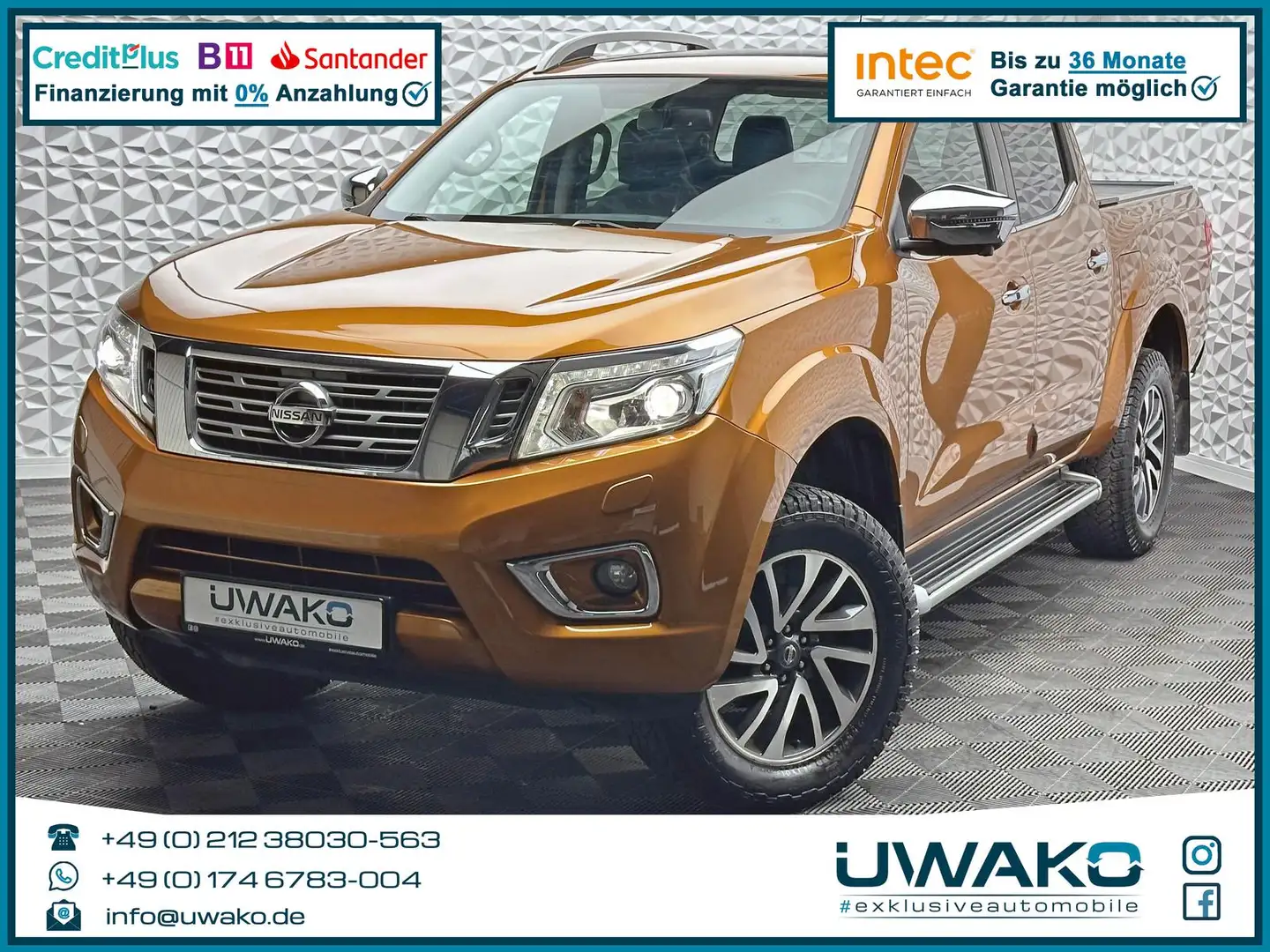 Nissan Navara 2.3 DCI/4x4/TEKNA-DOUBLE-CABINE/AHK/360° Sárga - 1