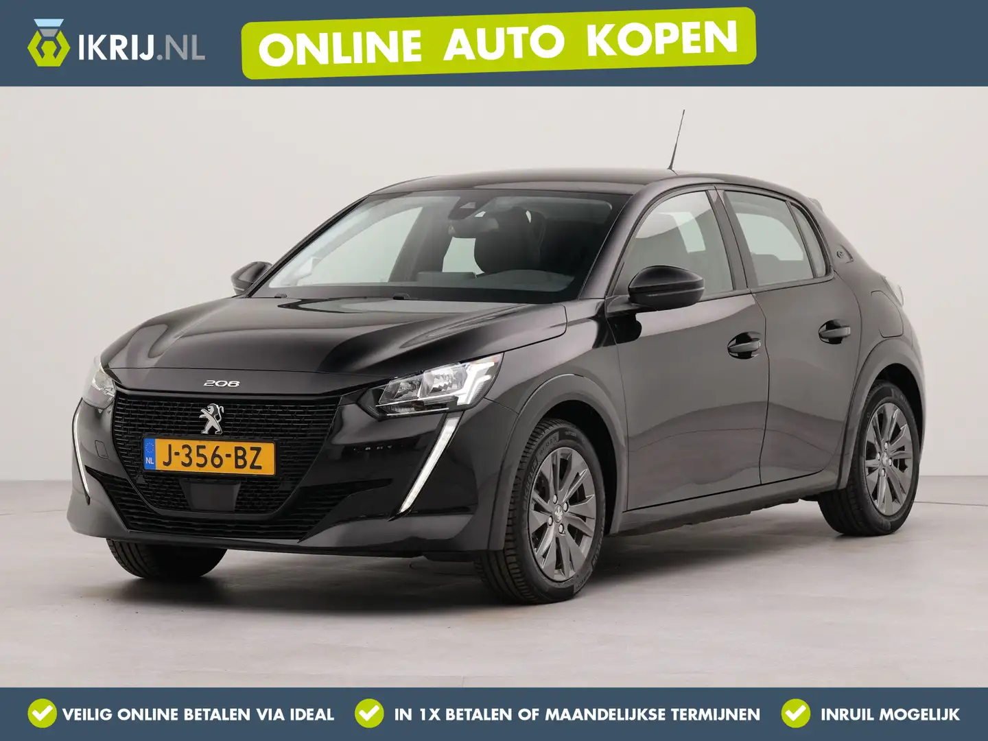 Peugeot e-208 EV Allure 50 kWh | Apple Carplay | Parkeersensoren Zwart - 1