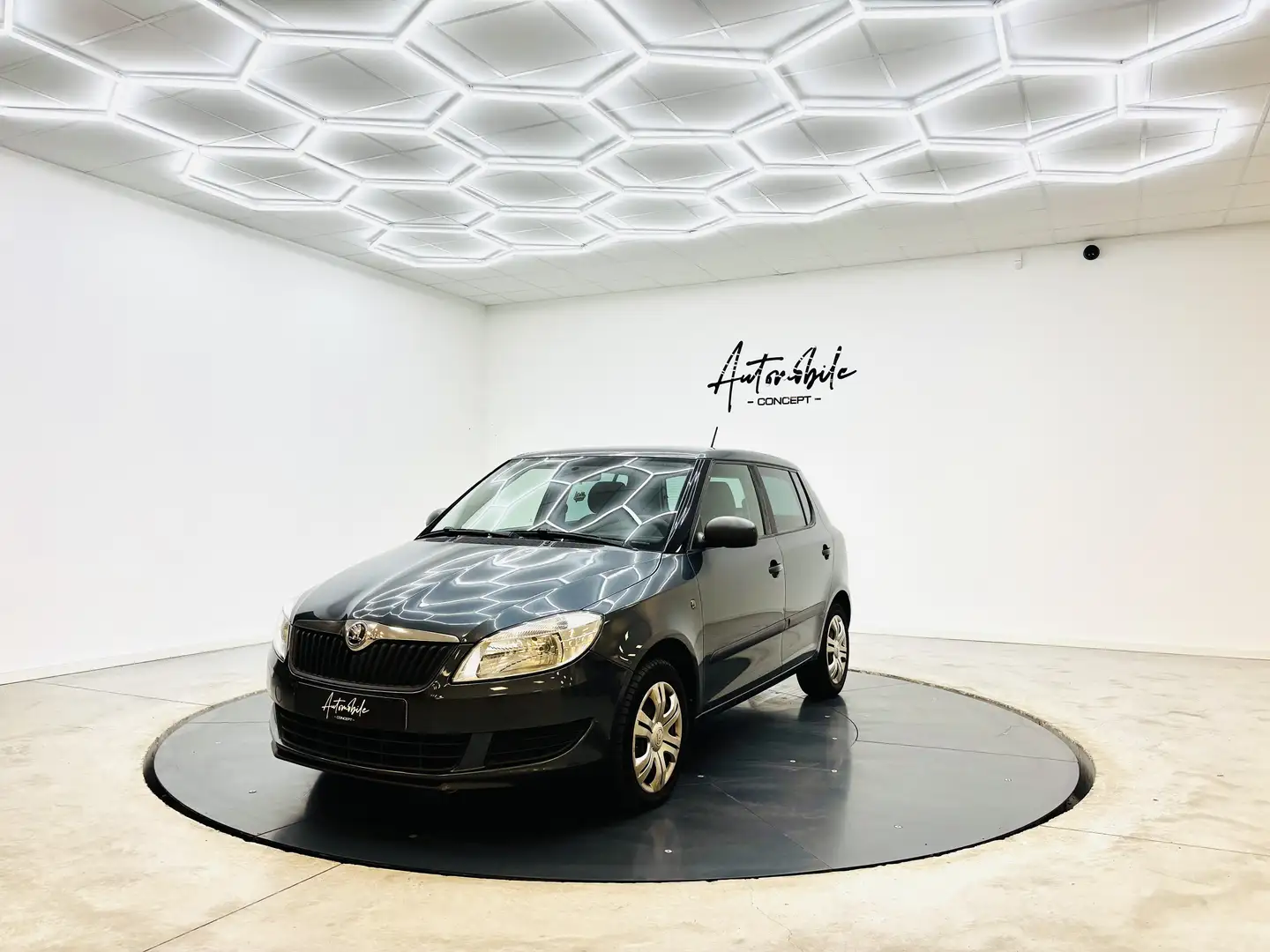 Skoda Fabia ✅1AN GARANTIE✅AIRCO✅CONTROL TECHNIQUE Gris - 1