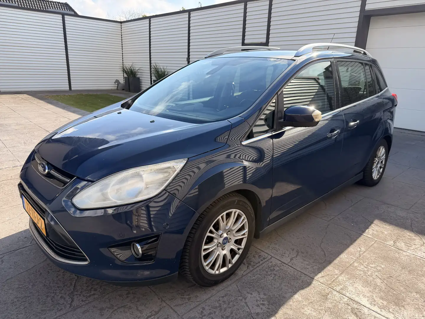 Ford Grand C-Max 1.6 Lease Ti. 7persoons trekhaak Blauw - 1