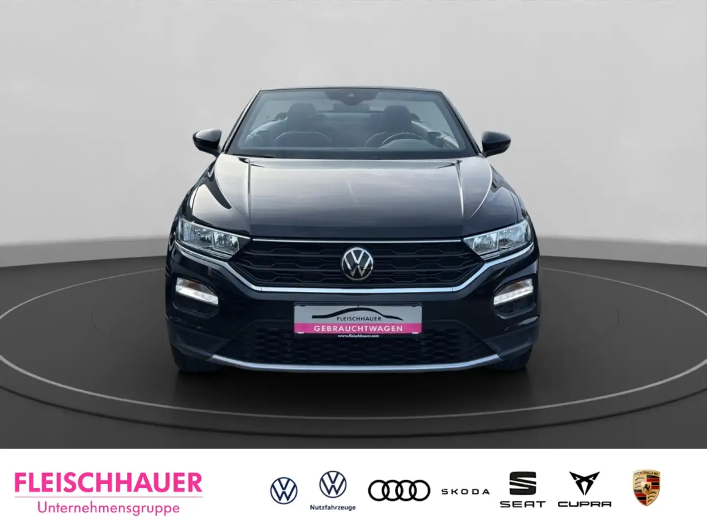 Volkswagen T-Roc Cabriolet ACTIVE 1,0 TSI NAVI+DC+ACC+RFK Noir - 2