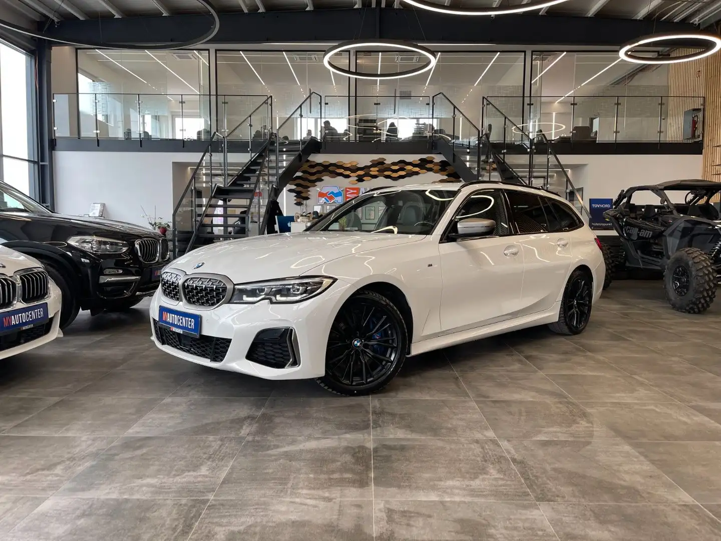 BMW M340 d xDrive *1.HAND*19%MWST*LED*AHK*ACC*DAB* Weiß - 1