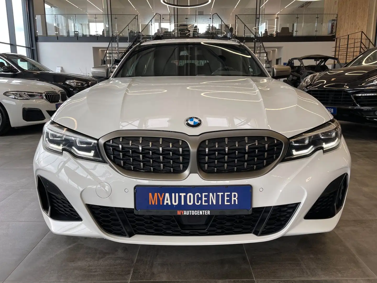 BMW M340 d xDrive *1.HAND*19%MWST*LED*AHK*ACC*DAB* Weiß - 2