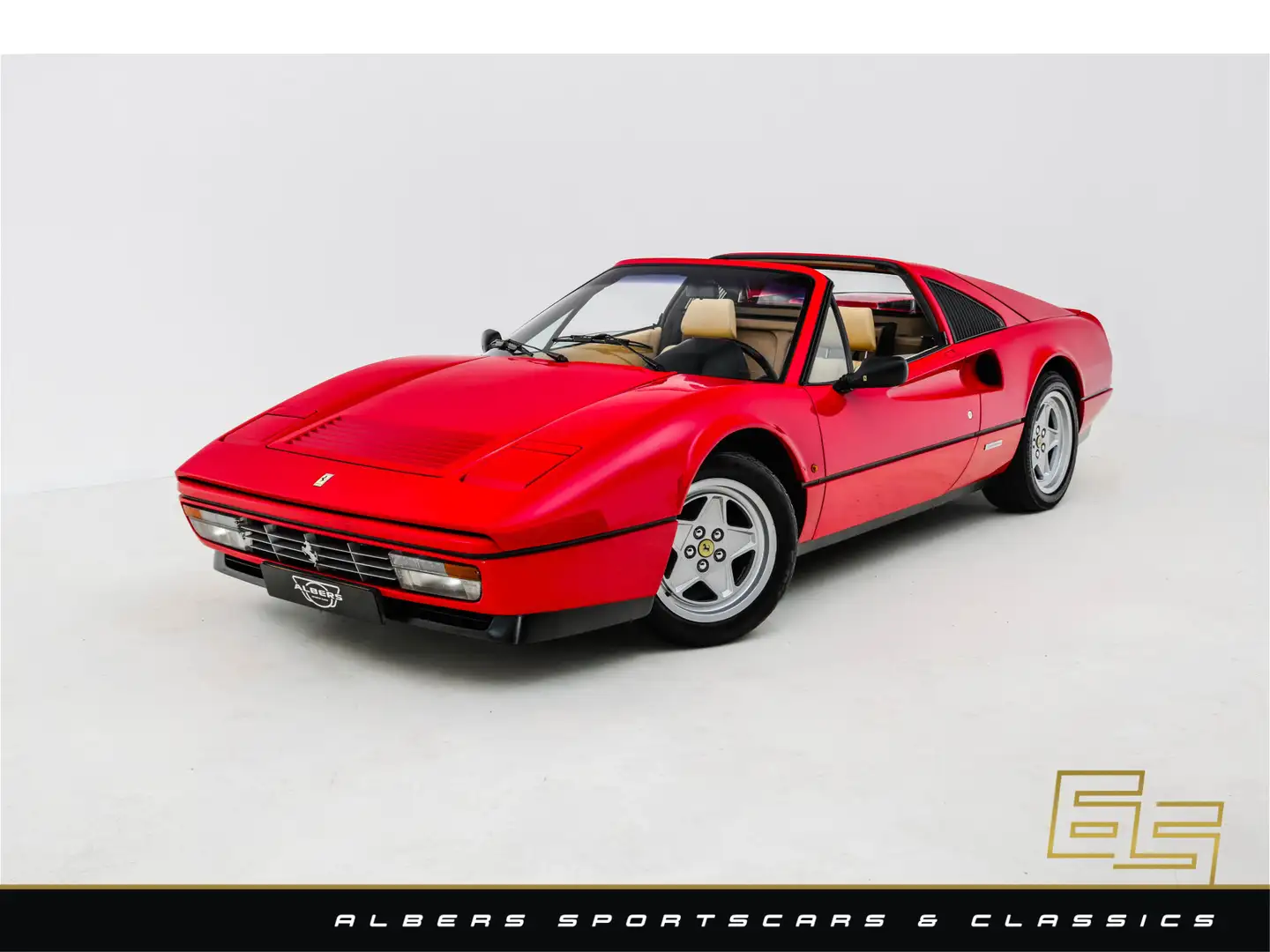 Ferrari 328 GTS Early Pre-ABS (Concave Wheels) - Swiss Deliver Rot - 1