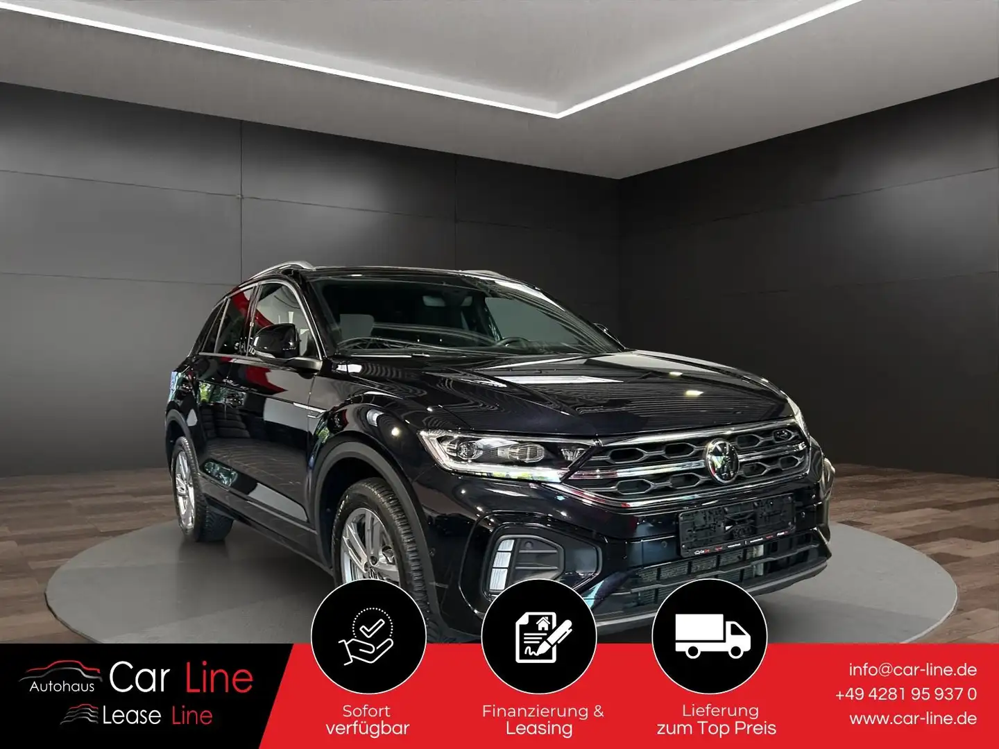 Volkswagen T-Roc R-Line 2.0TDI*ACC*BEATS*DSG*CAM*PANO*AHK* Schwarz - 1