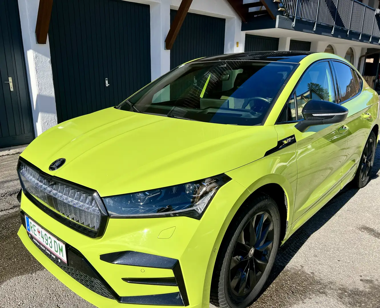 Skoda Enyaq Enyaq Coupe iV 82kWh RS RS Grün - 2