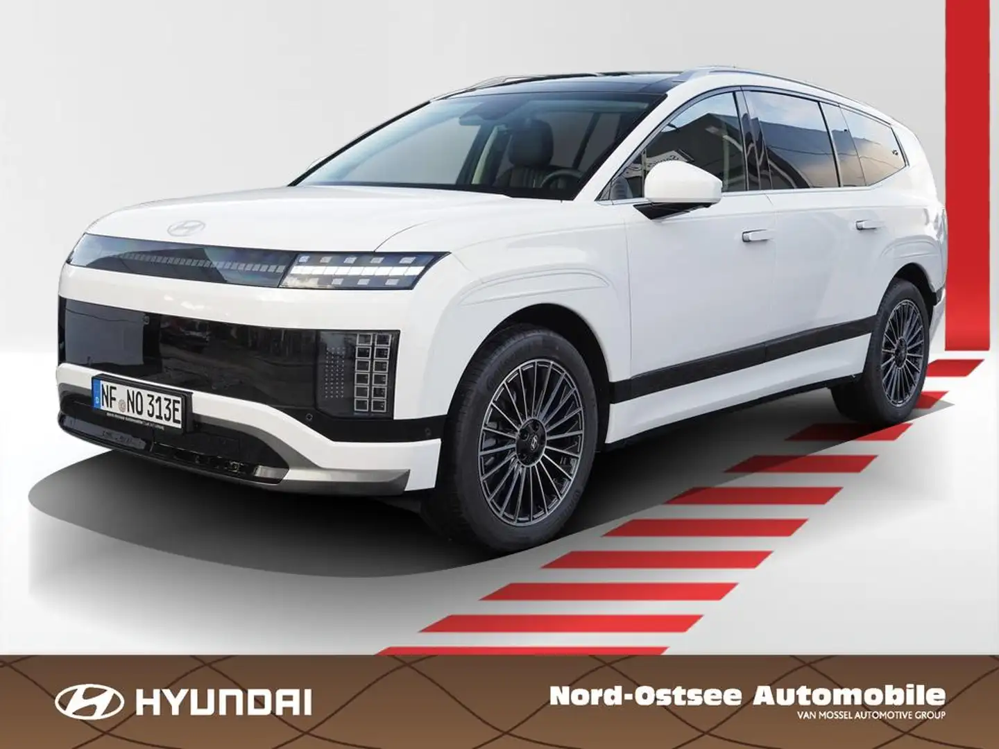 Hyundai IONIQ 9 6 SITZER UNIQ Panorama Glas Schiebedach Bílá - 1