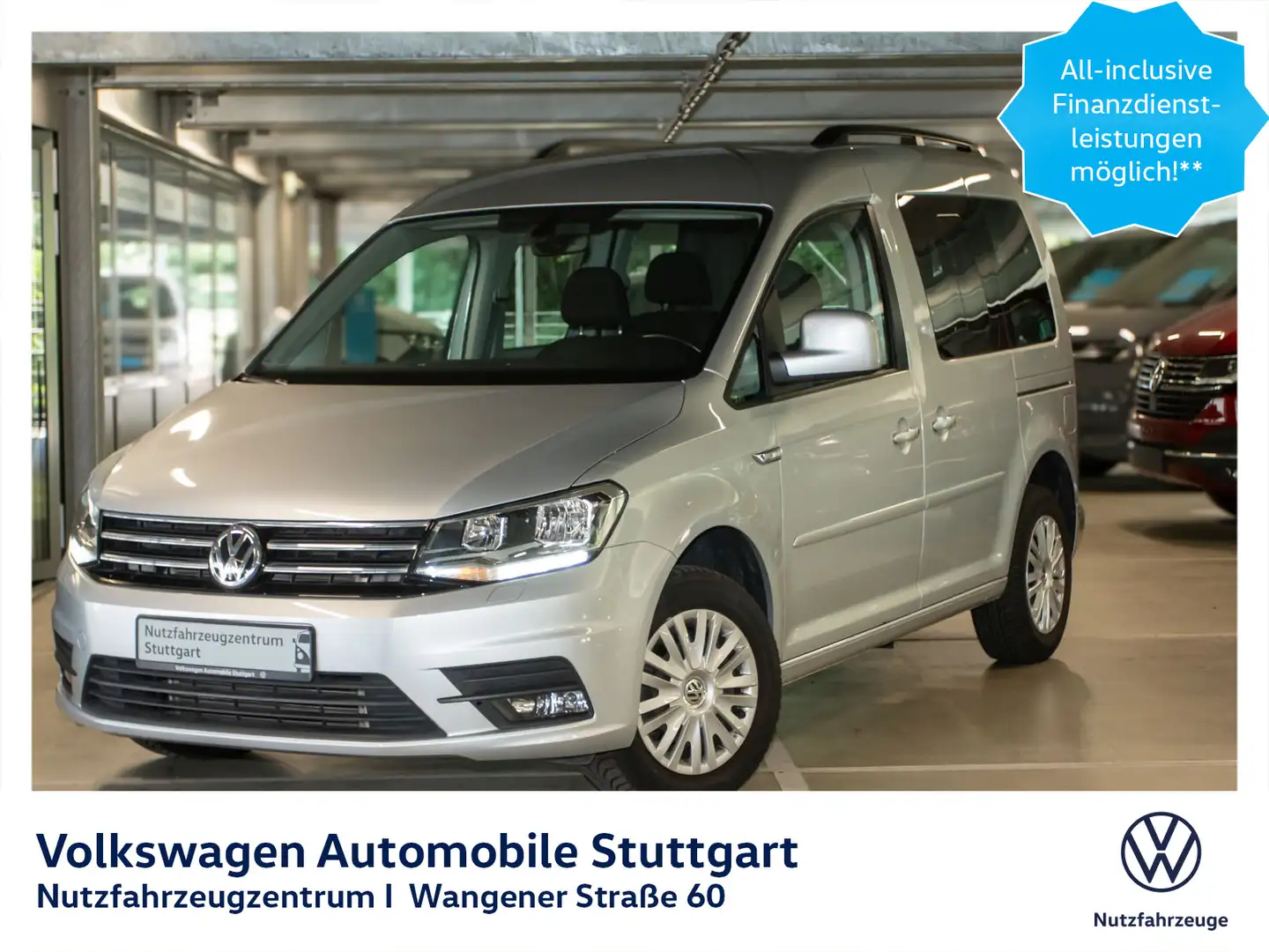 Volkswagen Caddy Comfortline 1.0 TSI Euro 6d TEMP EVAP Plateado - 1