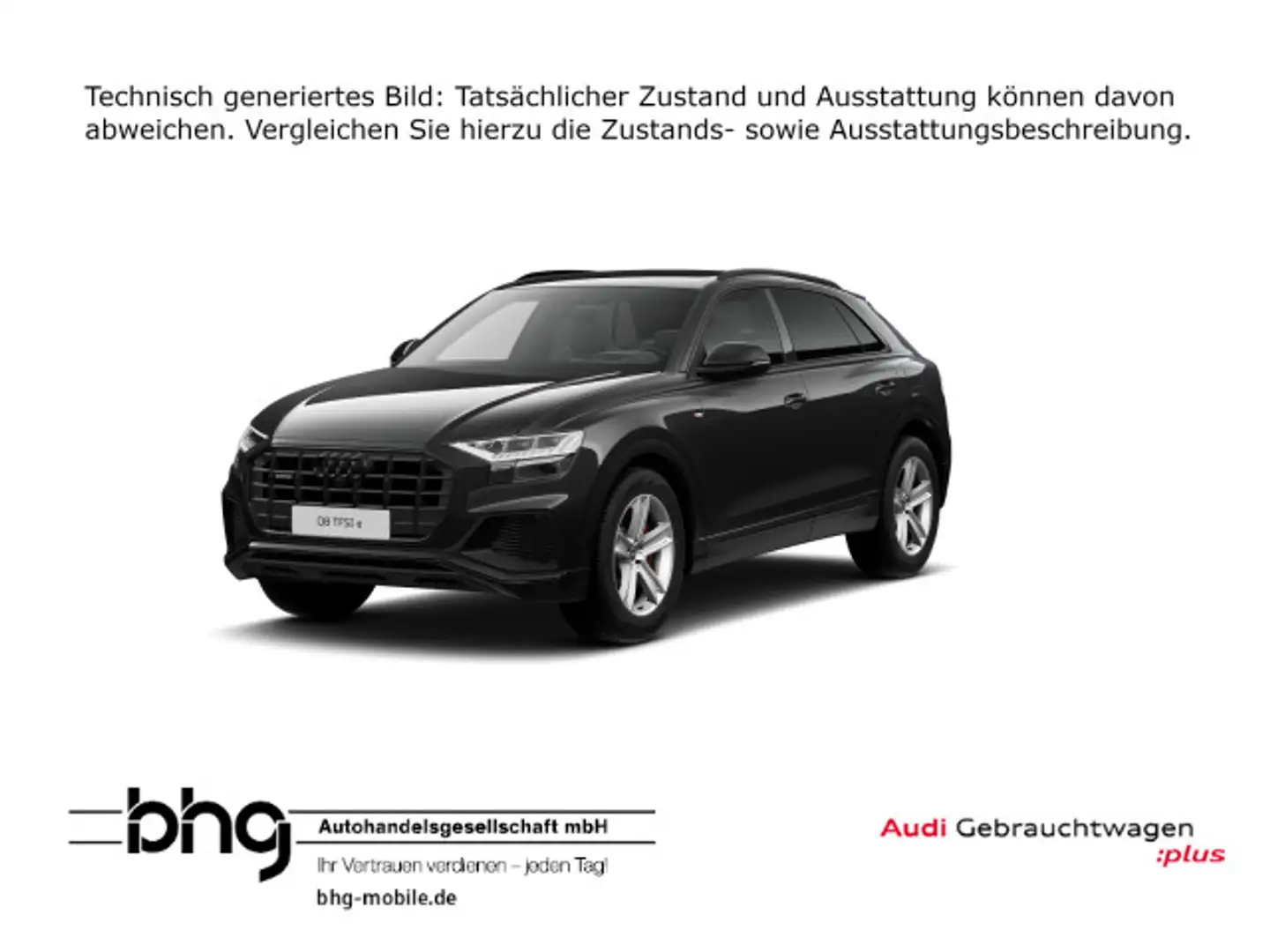 Audi Q8 55 TFSI e quattro Schwarz - 1