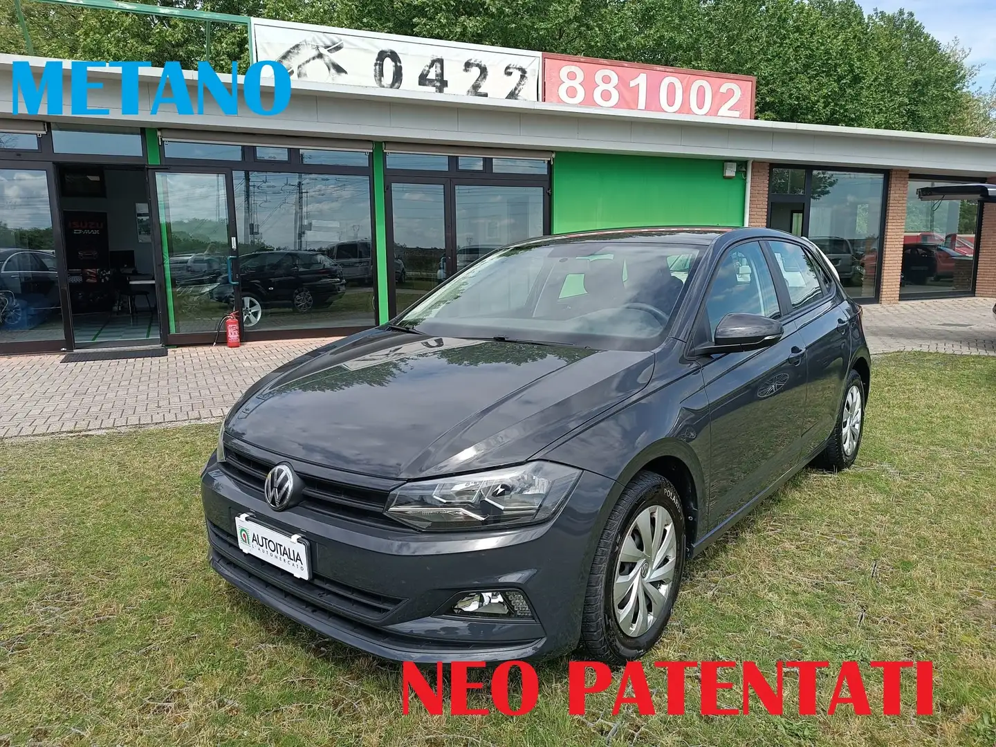 Volkswagen Polo Polo 5p 1.0 tgi Trendline 90cv my19 Zwart - 1