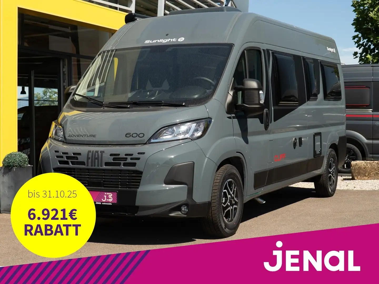 Sunlight Adventure Cliff 600 Dieselheizung, Automatik Grau - 1