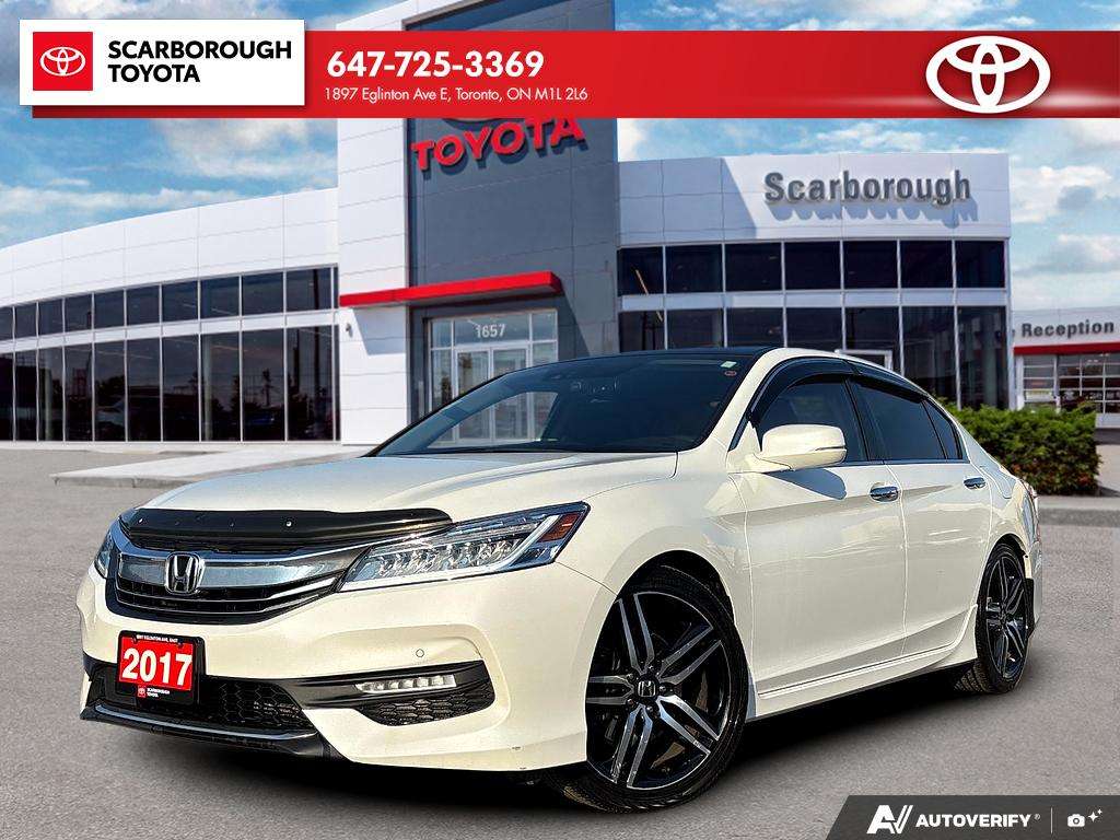 White 2017 Honda Accord Sedan  Automatic