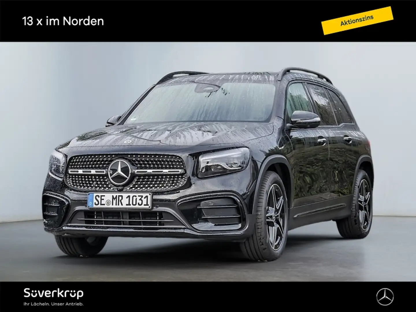 Mercedes-Benz GLB 200 AMG NIGHT PREMIUM MULTI 360 AHK DISTR Schwarz - 1