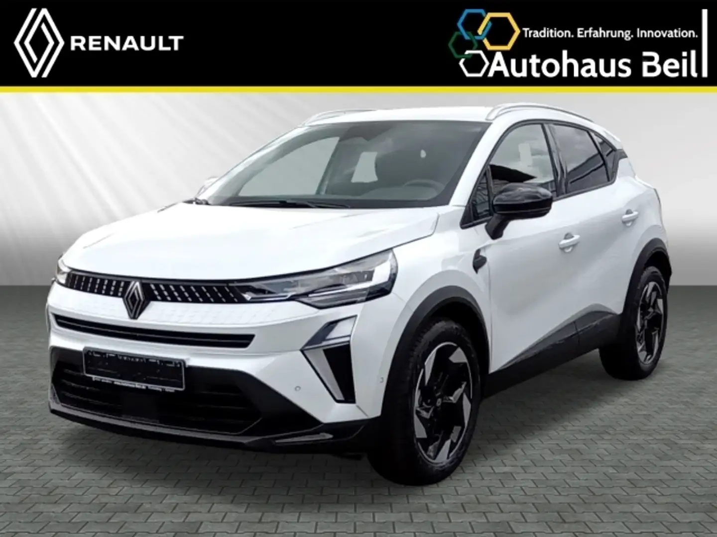 Renault Captur Techno Mild Hybrid 140 Blanc - 1