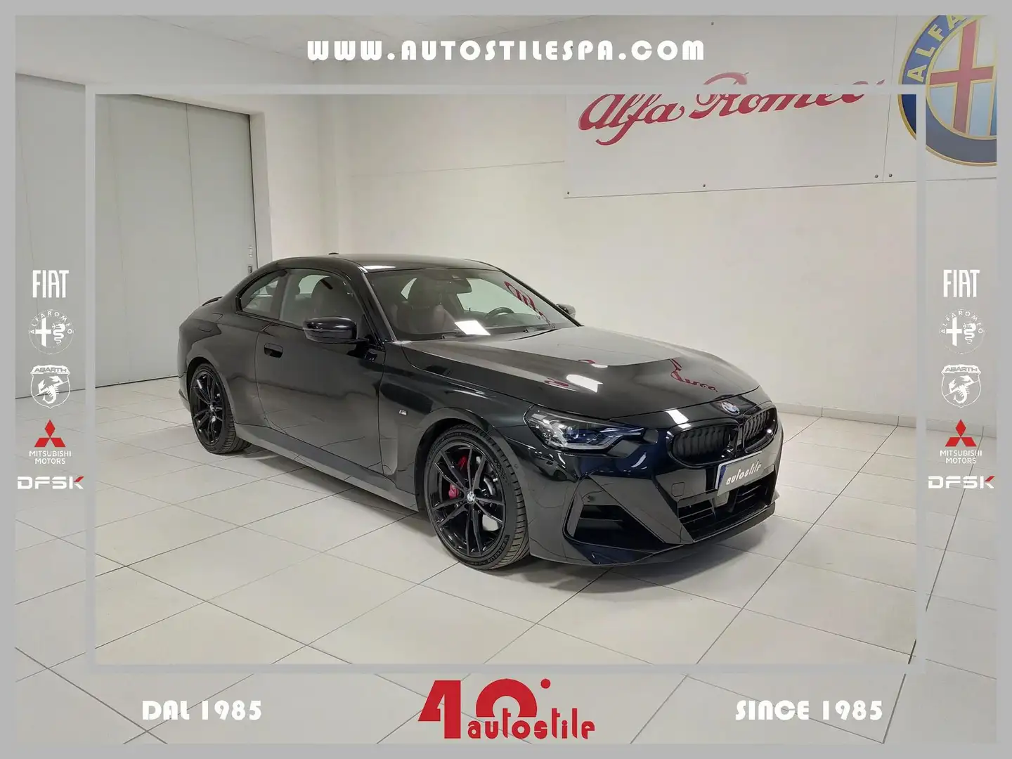 BMW 220 220i MSport Auto Coupe Noir - 1