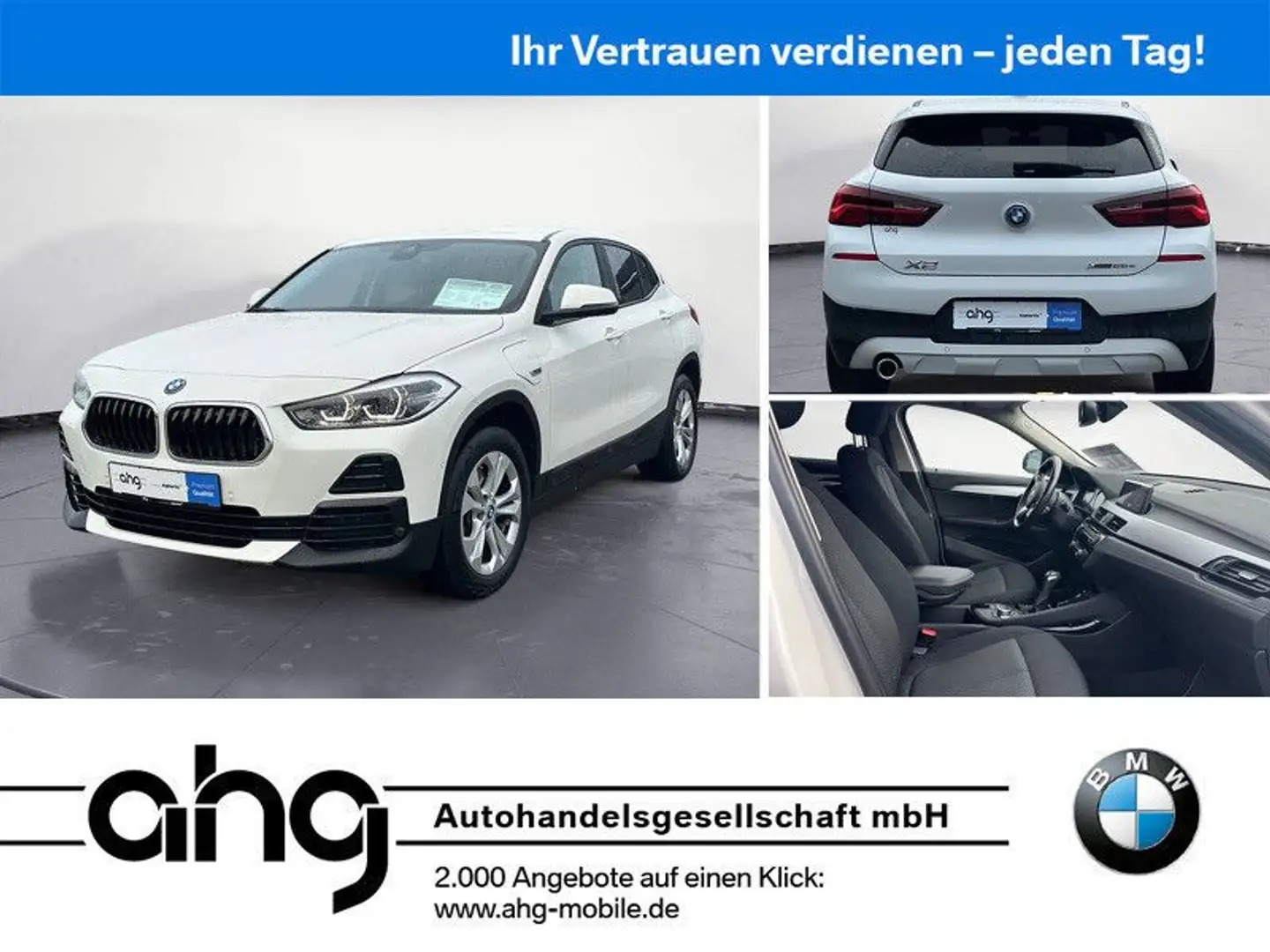BMW X2 xDrive25e Advantage Steptronic Navi Aut. Klim Weiß - 1