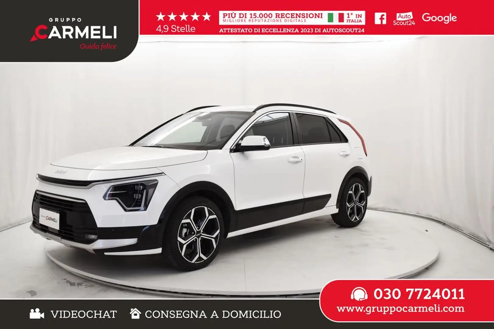 Kia Niro 1.6 gdi hev Evolution Premium Pack dct Bianco - 1