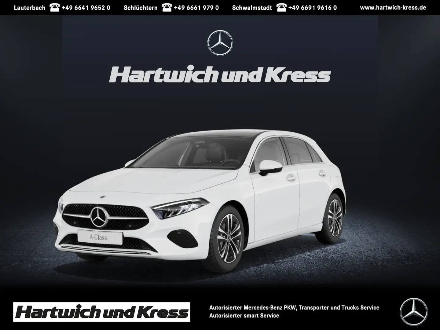 Mercedes-Benz A 200 A 200 Progressive Advanced+Pano+AHK+Kamera+LED+ Bílá - 1