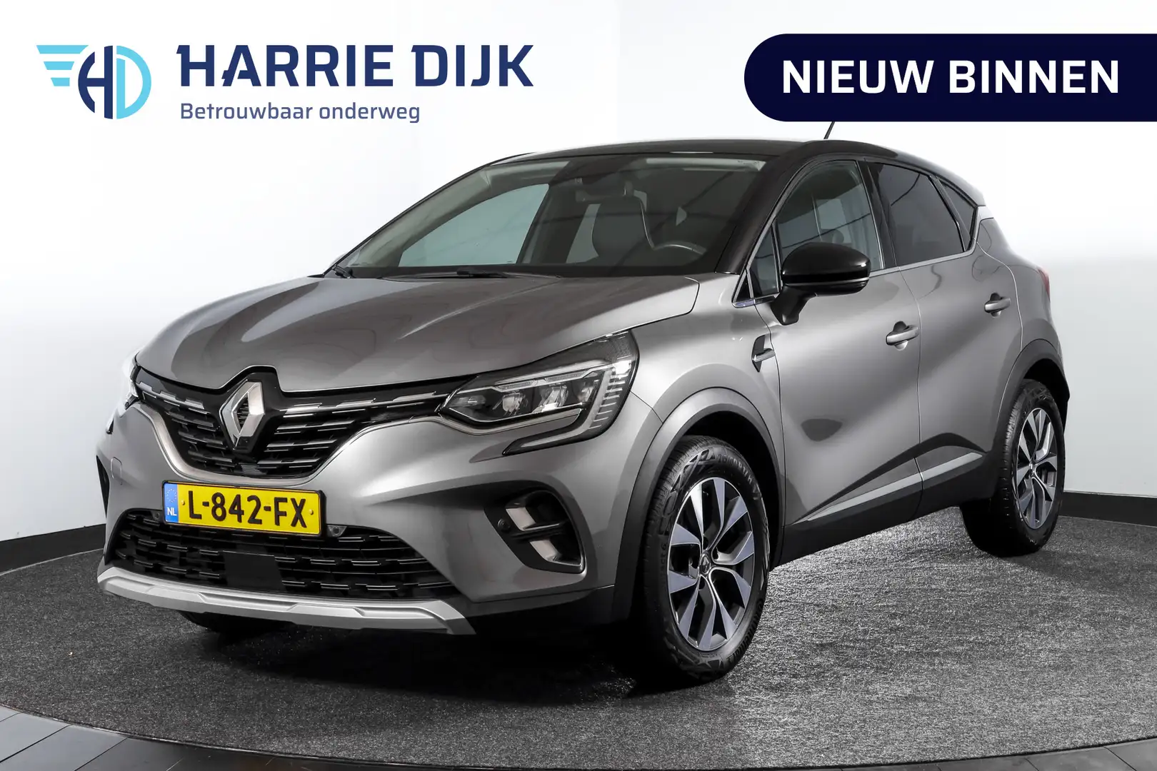 Renault Captur 1.0 TCe 90 PK Intens Orig. NL | Cruise | PDC | Cam Grijs - 1