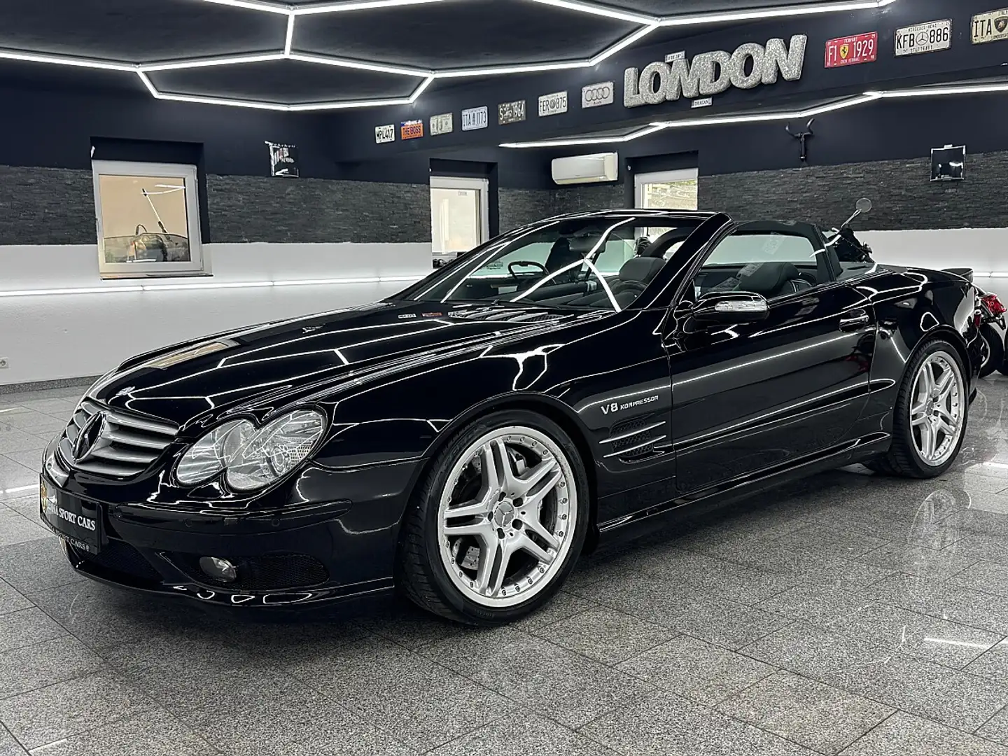 Mercedes-Benz SL 55 AMG Aut.*Carlsson*Wenig-KM* Schwarz - 2