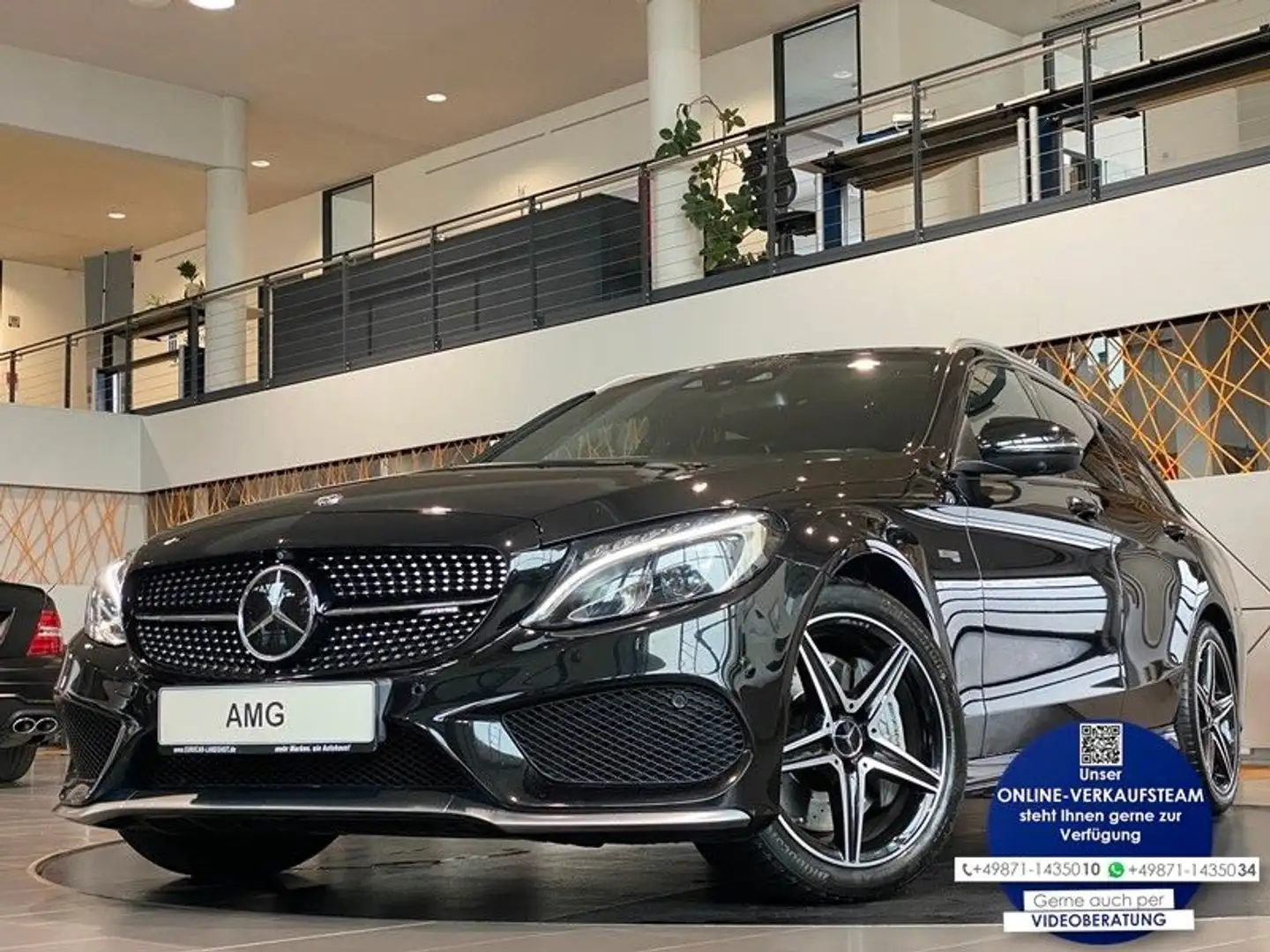 Mercedes-Benz C 43 AMG C43 AMG T Navi Navi LED DTR+  360° Sportabgas Czarny - 1