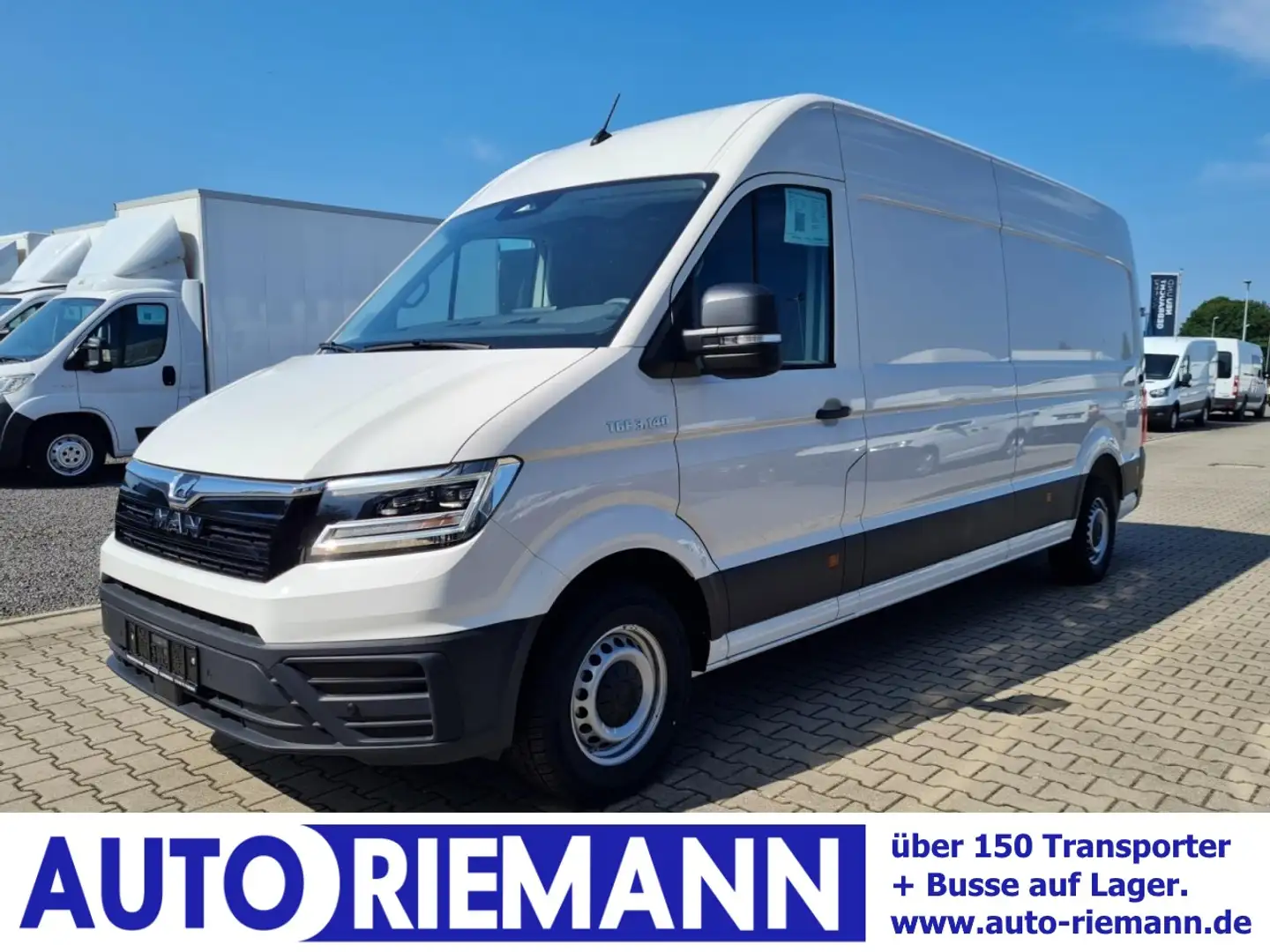MAN TGE 3.140 Kasten lang L4H3 KAMERA LED HOLZLADEBODE Weiß - 1