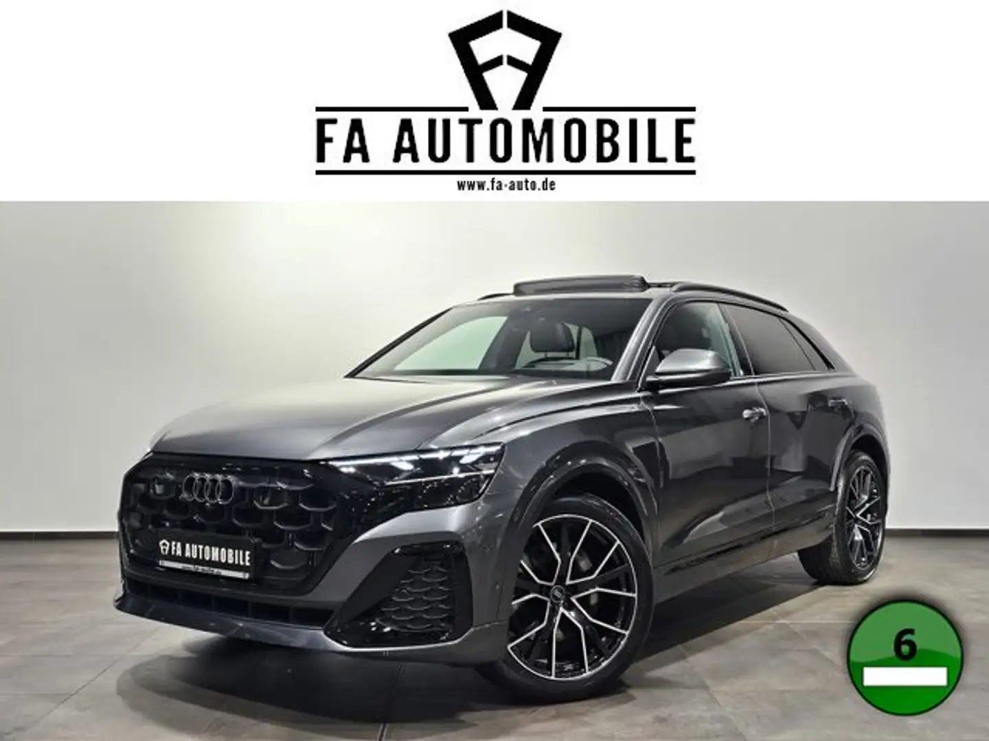 Audi Q8 50 TDI S Line Black Pano Matrix Softc.Hud 22" Gris - 1