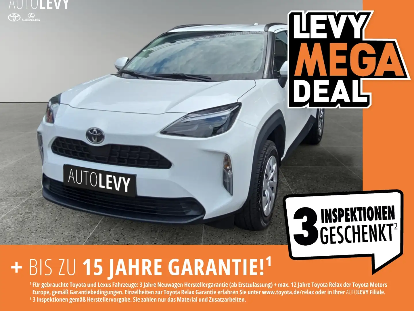 Toyota Yaris Cross 1.5 Business Allwetter+CarPlay+Kamera Білий - 1