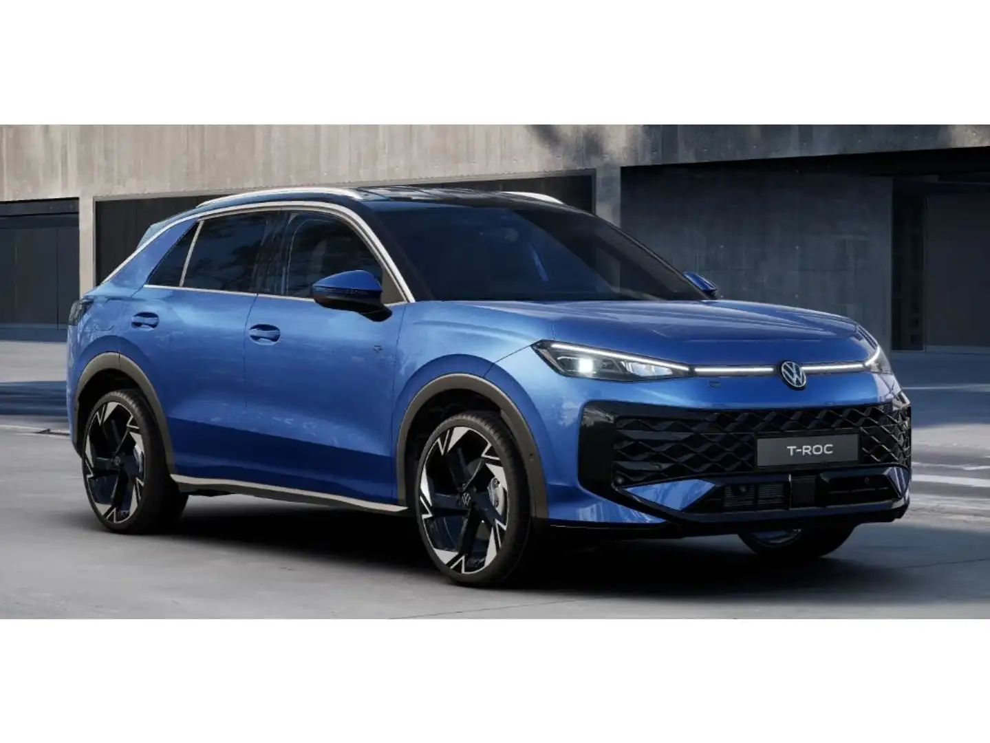 Volkswagen T-Roc R-Line 1.5 l eTSI OPF 110 kW (150 PS) 7-Gang-Dopp Blau - 2