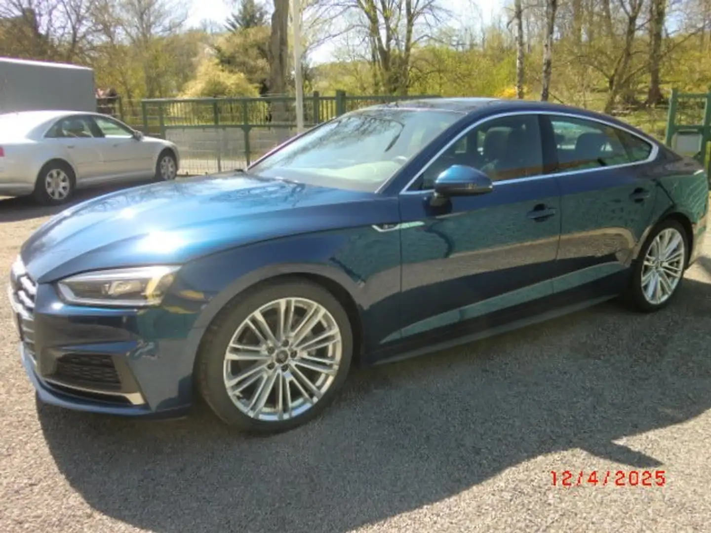 Audi A5 quattro sport Bleu - 1
