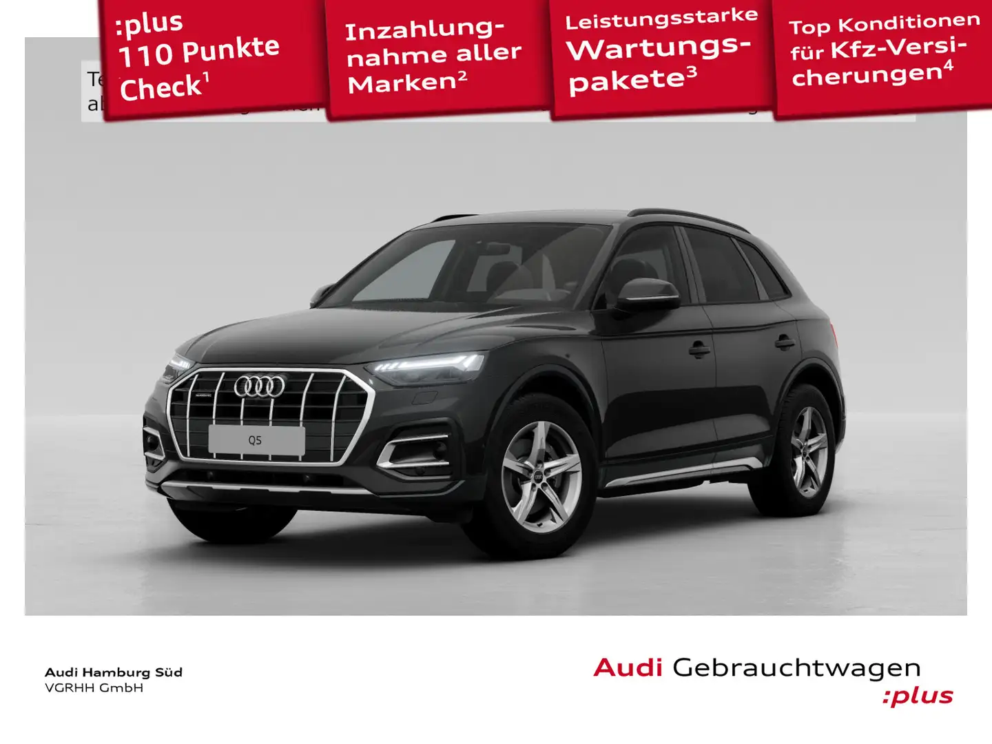 Audi Q5 40 TDI advanced qu. S tronic NAVI/MATRIX/ACC Schwarz - 1