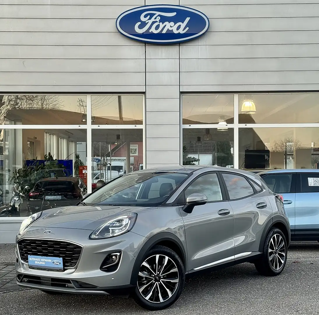 Ford Puma 1,0 EcoBoost Hybrid Titanium Grau - 1