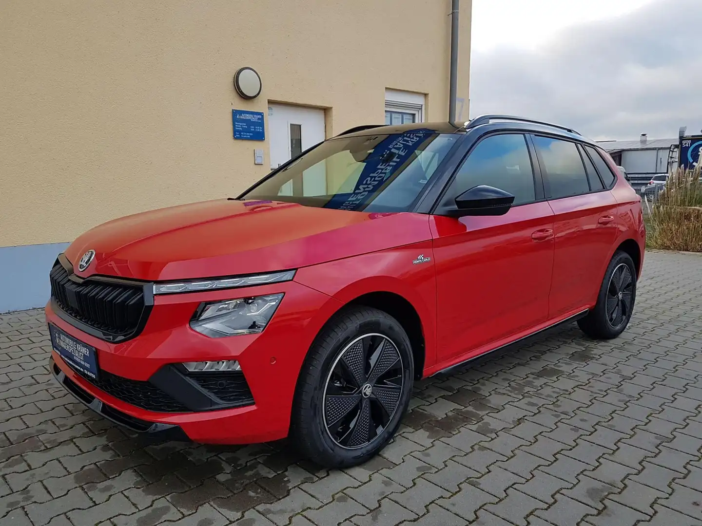 Skoda Kamiq Monte Carlo 5J. Garantie AHK Klimaauto Virt.Coc... Rosso - 1