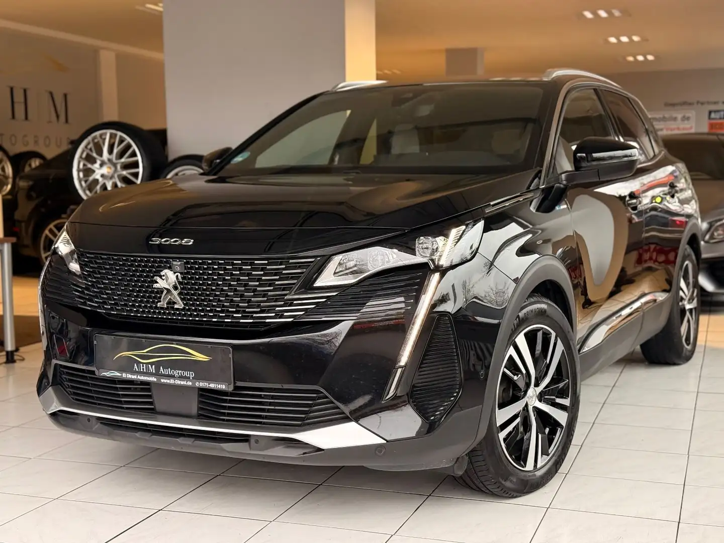Peugeot 3008 Hybrid 225 GT ACC/LED/AHK/CarPlay/Virt.Cock Nero - 1