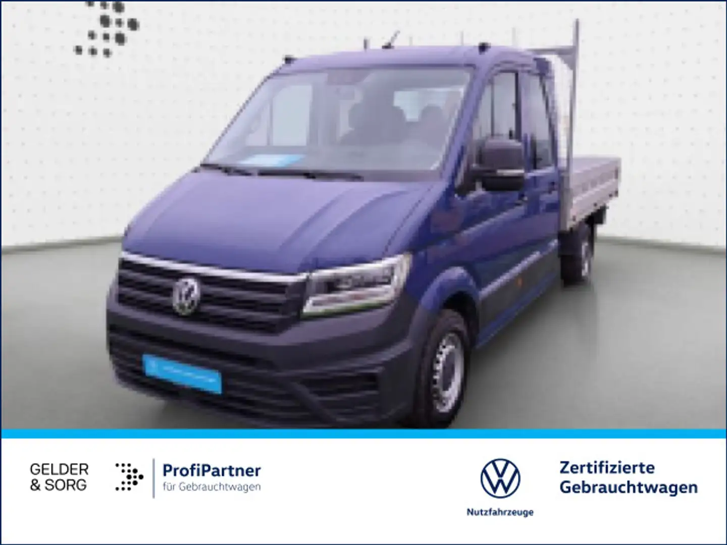Volkswagen Crafter 35 Pritsche DOKA MR*6Sitze*AHK*LED Azul - 1
