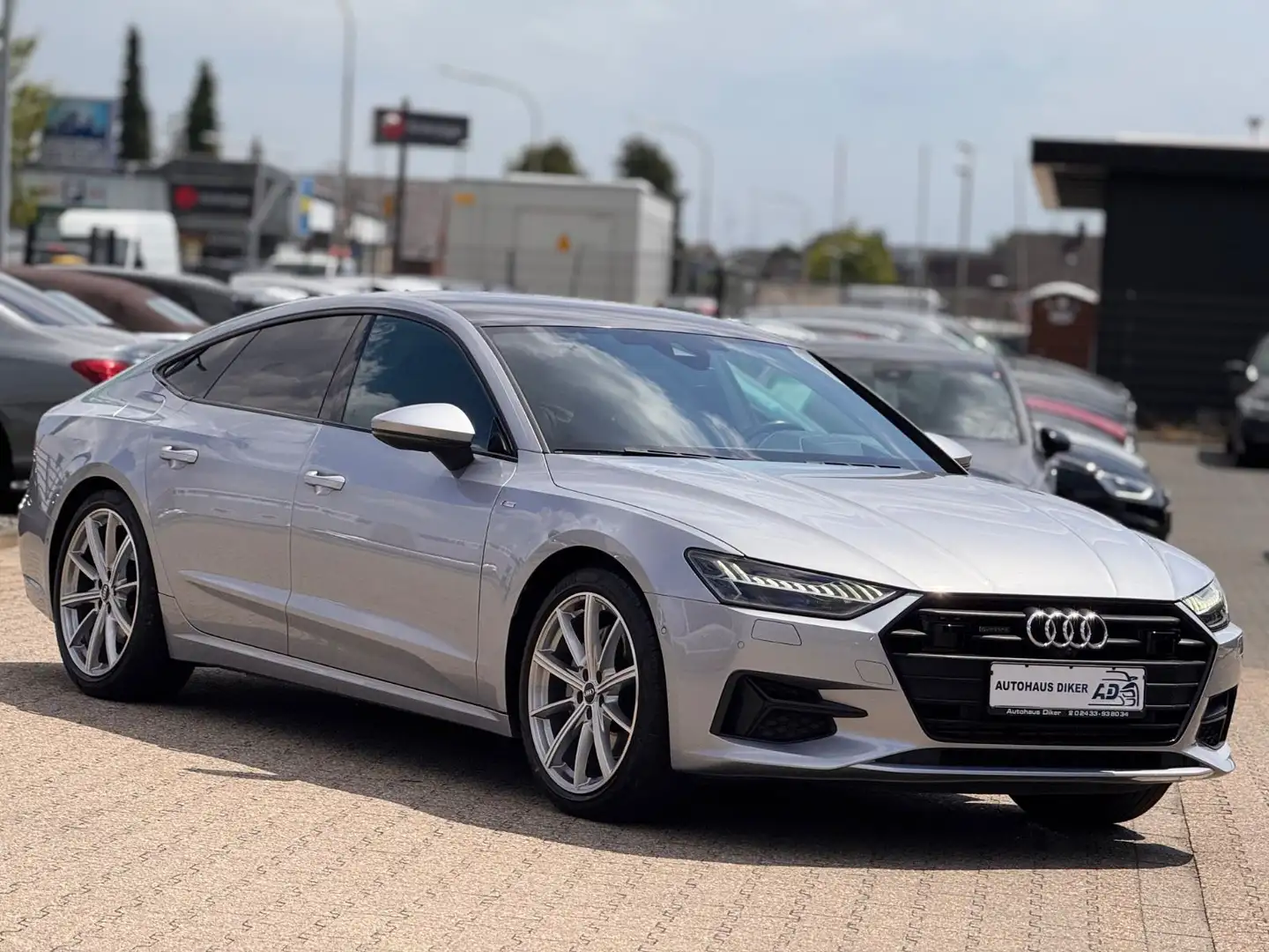 Audi A7 Sportback 50 TDI quattro S line Sport / Plus Silber - 2