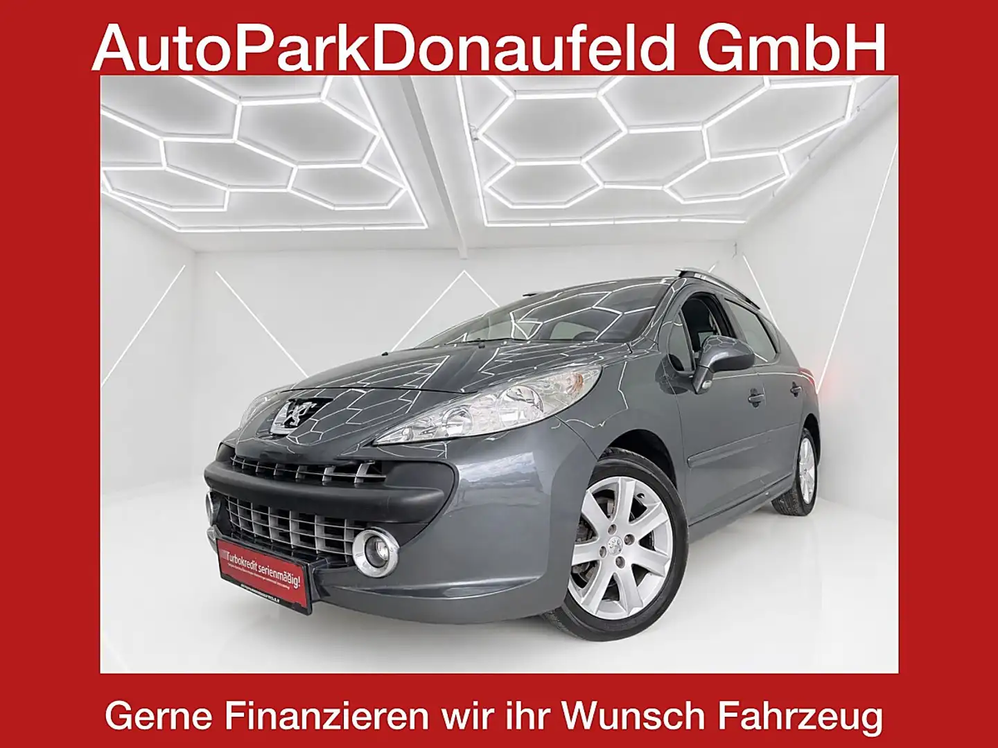 Peugeot 207 SW Active 1,6 HDi 90 FAP Schwarz - 1