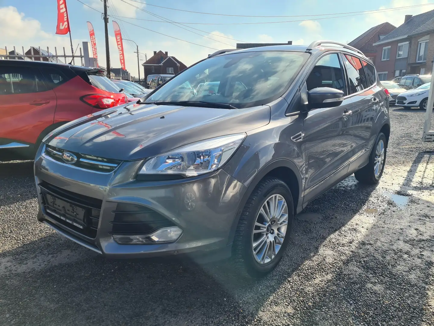 Ford Kuga 2.0 TDCi ECO 4WD☆1JGARANTIE☆NAV☆OPENDAK☆DAB☆TREK☆ Grijs - 1
