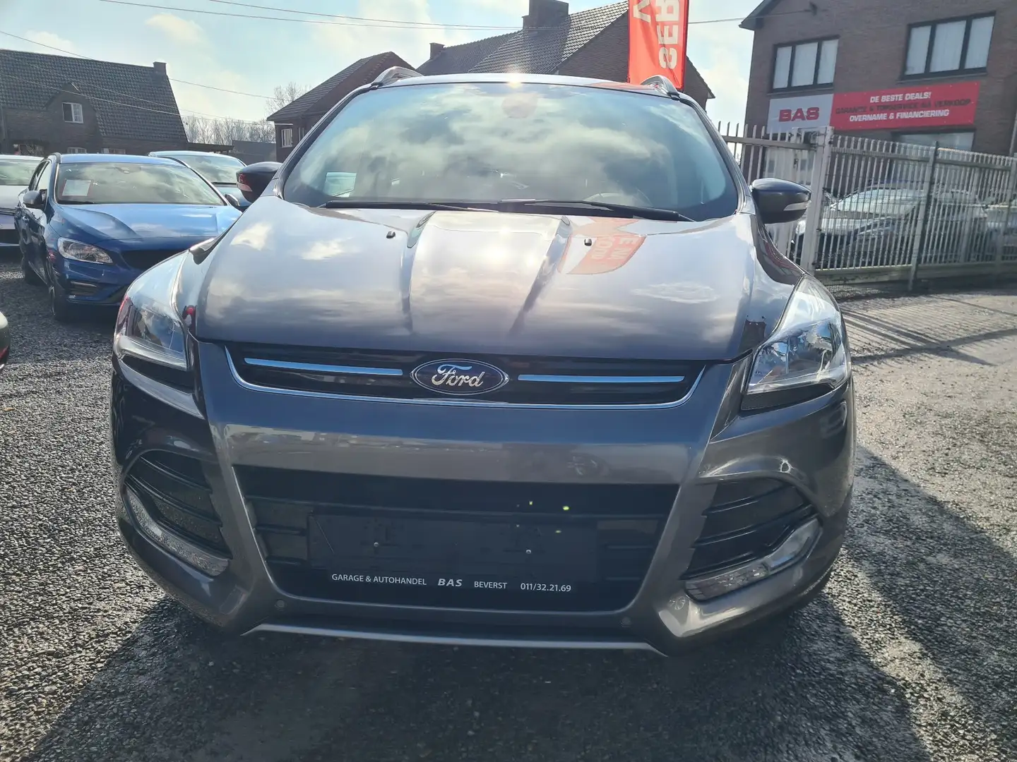Ford Kuga 2.0 TDCi ECO 4WD☆1JGARANTIE☆NAV☆OPENDAK☆DAB☆TREK☆ Grijs - 2