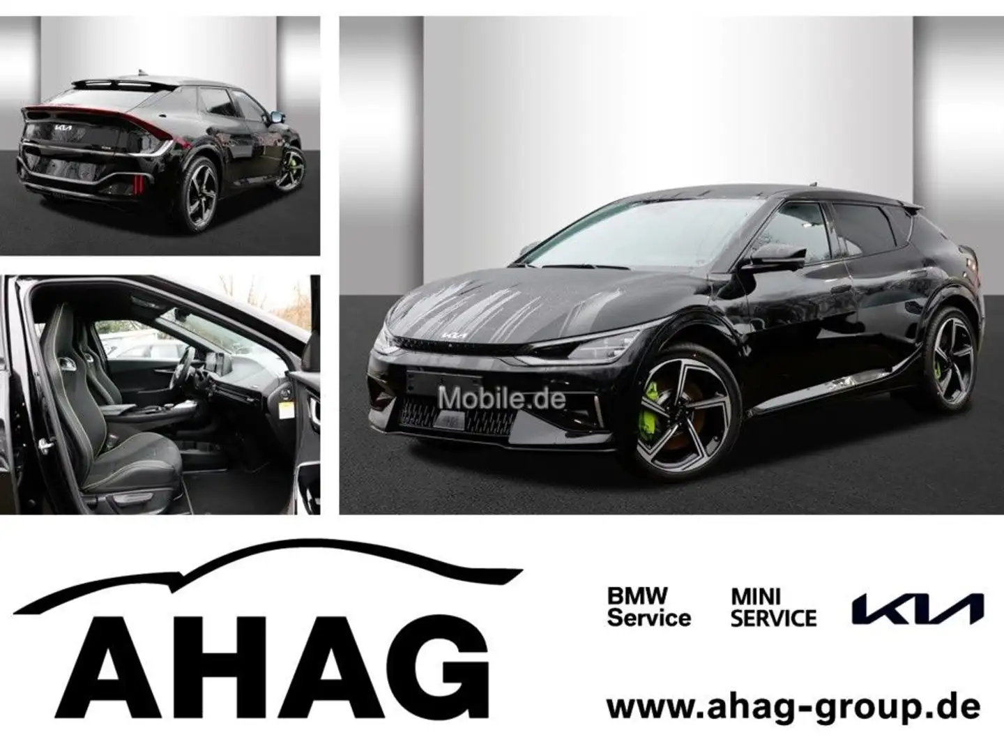Kia EV6 GT AWD 585 PS Schwarz - 1